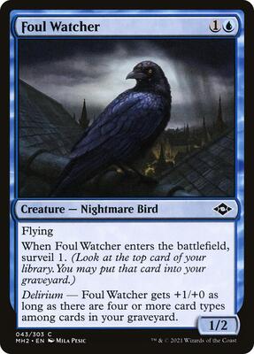 Foul Watcher card from Modern Horizons 2