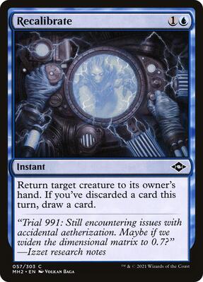 Recalibrate card from Modern Horizons 2