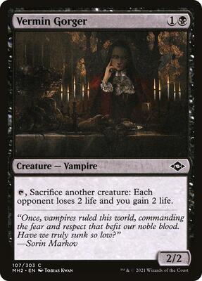 Vermin Gorger card from Modern Horizons 2