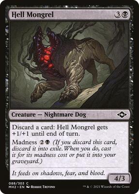 Hell Mongrel card from Modern Horizons 2