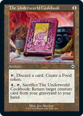 The Underworld Cookbook (Retro Frame) (Foil Etched) card from Modern Horizons 2