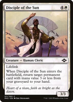 Disciple of the Sun card from Modern Horizons 2