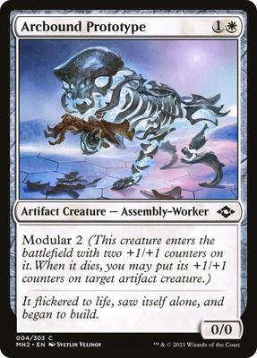 Arcbound Prototype card from Modern Horizons 2