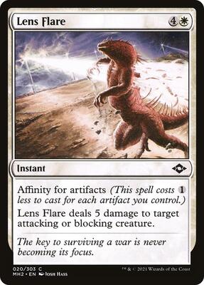 Lens Flare card from Modern Horizons 2