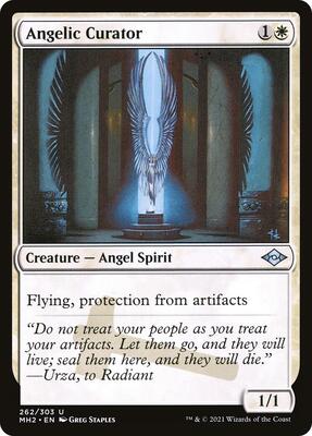 Angelic Curator card from Modern Horizons 2