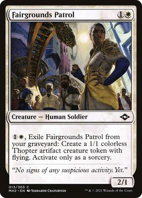 Fairgrounds Patrol card from Modern Horizons 2