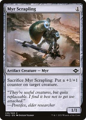 Myr Scrapling card from Modern Horizons 2