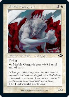 Marble Gargoyle (Retro Frame) (Foil Etched) card from Modern Horizons 2
