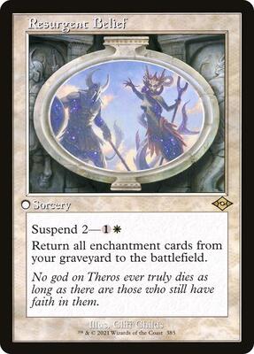 Resurgent Belief (Retro Frame) card from Modern Horizons 2