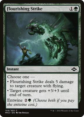 Flourishing Strike card from Modern Horizons 2