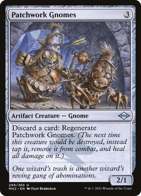 Patchwork Gnomes card from Modern Horizons 2