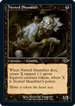 Nested Shambler (Retro Frame) (Foil Etched) card from Modern Horizons 2