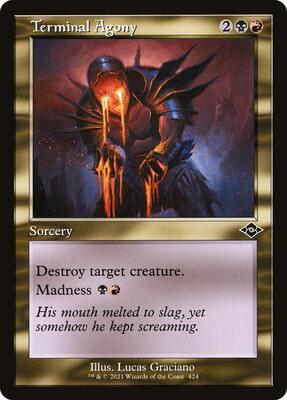 Terminal Agony (Retro Frame) card from Modern Horizons 2