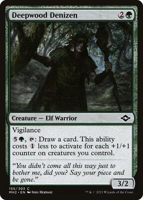 Deepwood Denizen card from Modern Horizons 2