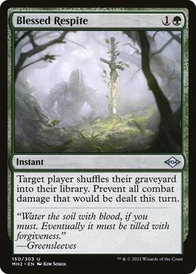 Blessed Respite card from Modern Horizons 2
