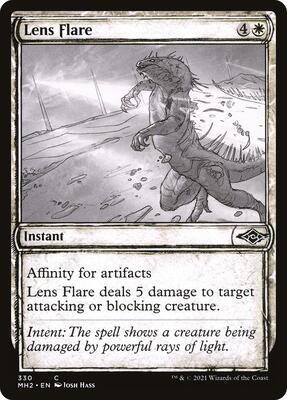 Lens Flare (Showcase) card from Modern Horizons 2