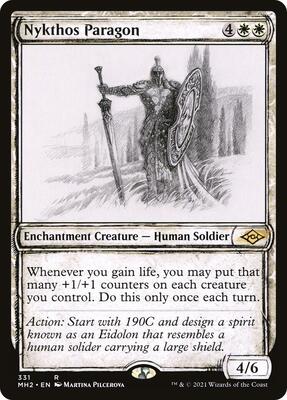 Nykthos Paragon (Showcase) card from Modern Horizons 2