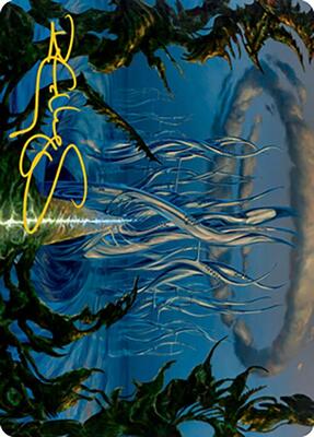 Tanglepool Bridge Art Card (Gold-Stamped Signature) card from Art Series: Modern Horizons 2