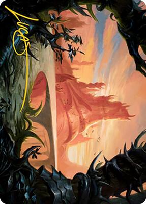 Slagwoods Bridge Art Card (Gold-Stamped Signature) card from Art Series: Modern Horizons 2
