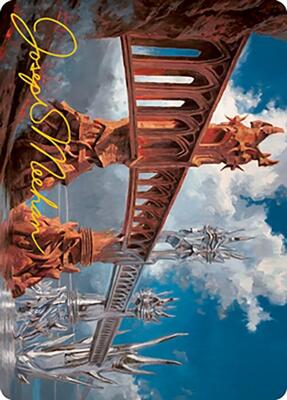 Silverbluff Bridge Art Card (Gold-Stamped Signature) card from Art Series: Modern Horizons 2