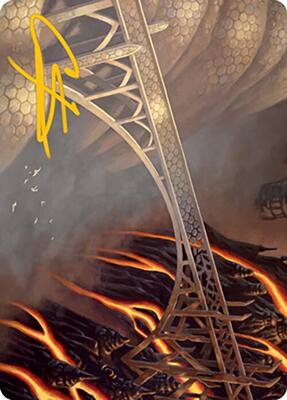 Rustvale Bridge Art Card (Gold-Stamped Signature) card from Art Series: Modern Horizons 2