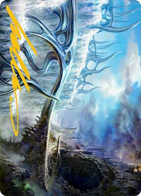 Mistvault Bridge Art Card (Gold-Stamped Signature) card from Art Series: Modern Horizons 2