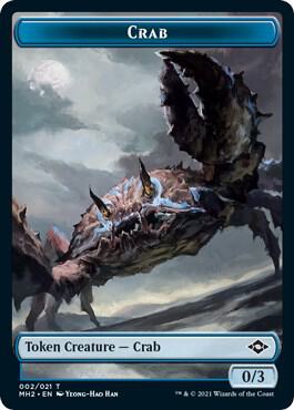 Crab Token card from Modern Horizons 2