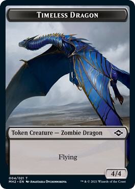 Timeless Dragon Token card from Modern Horizons 2