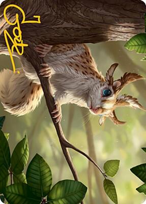 Squirrel Sovereign Art Card (Gold-Stamped Signature) card from Art Series: Modern Horizons 2