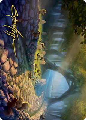 Squirrel Sanctuary Art Card (Gold-Stamped Signature) card from Art Series: Modern Horizons 2