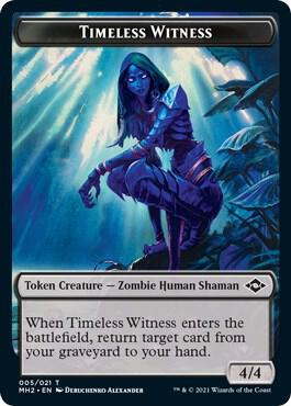 Timeless Witness Token card from Modern Horizons 2