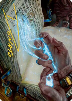 Mystic Redaction Art Card (Gold-Stamped Signature) card from Art Series: Modern Horizons 2