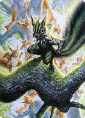 Chatterfang, Squirrel General Art Card (67/81) card from Art Series: Modern Horizons 2