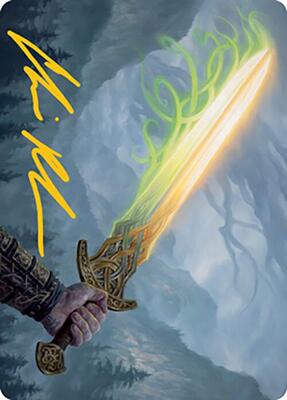 Sword of Hearth and Home Art Card (Gold-Stamped Signature) card from Art Series: Modern Horizons 2
