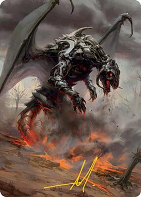 Scion of Draco Art Card (Gold-Stamped Signature) card from Art Series: Modern Horizons 2