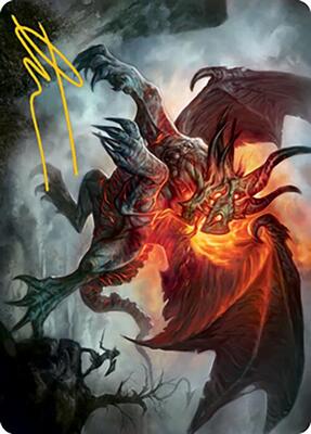 Piru, the Volatile Art Card (Gold-Stamped Signature) card from Art Series: Modern Horizons 2