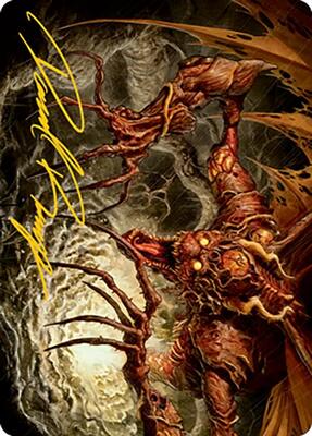 Archfiend of Sorrows Art Card (Gold-Stamped Signature) card from Art Series: Modern Horizons 2