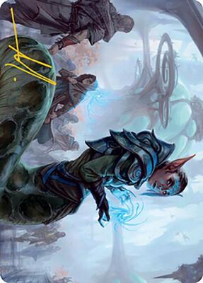 Lonis, Cryptozoologist Art Card (Gold-Stamped Signature) card from Art Series: Modern Horizons 2