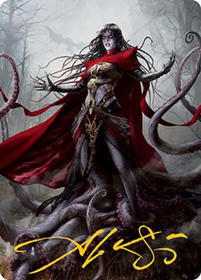 Geyadrone Dihada (53/81) (Gold-Stamped Signature) card from Art Series: Modern Horizons 2