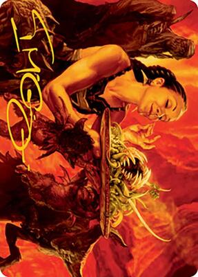 Chef's Kiss Art Card (Gold-Stamped Signature) card from Art Series: Modern Horizons 2