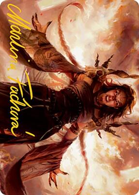 Dragon's Rage Channeler Art Card (Gold-Stamped Signature) card from Art Series: Modern Horizons 2