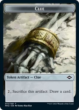 Clue (015) Token card from Modern Horizons 2
