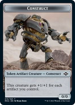 Construct Token card from Modern Horizons 2