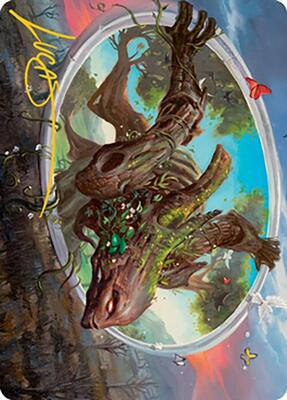 Gaea's Will Art Card (Gold-Stamped Signature) card from Art Series: Modern Horizons 2