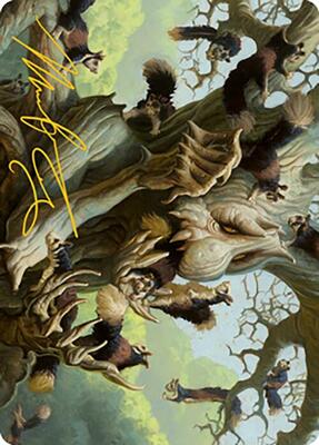 Scurry Oak Art Card (Gold-Stamped Signature) card from Art Series: Modern Horizons 2