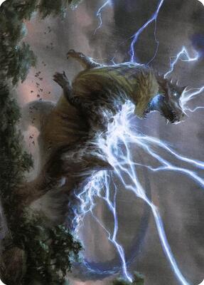 Thrasta, Tempest's Roar Art Card (41/81) card from Art Series: Modern Horizons 2
