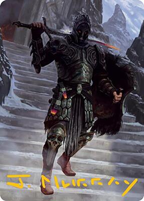Dakkon, Shadow Slayer Art Card (49/81) (Gold-Stamped Signature) card from Art Series: Modern Horizons 2