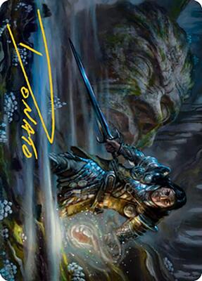 Carth the Lion Art Card (Gold-Stamped Signature) card from Art Series: Modern Horizons 2