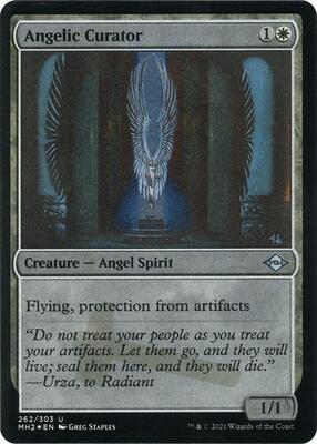Angelic Curator (Foil Etched) card from Modern Horizons 2