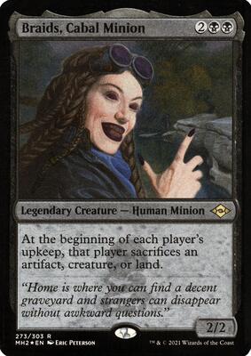Braids, Cabal Minion (Foil Etched) card from Modern Horizons 2